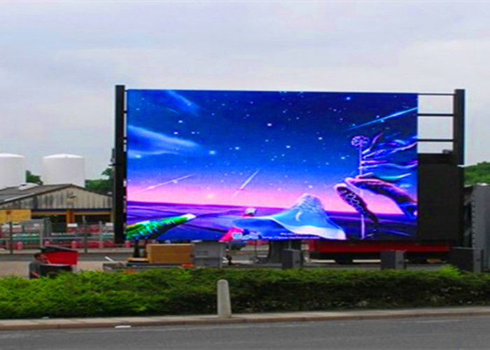 P10 पूर्ण रंग आउटडोर एलईडी विज्ञापन स्क्रीन 6000nits चमक एलईडी प्रदर्शन बोर्ड आपूर्तिकर्ता