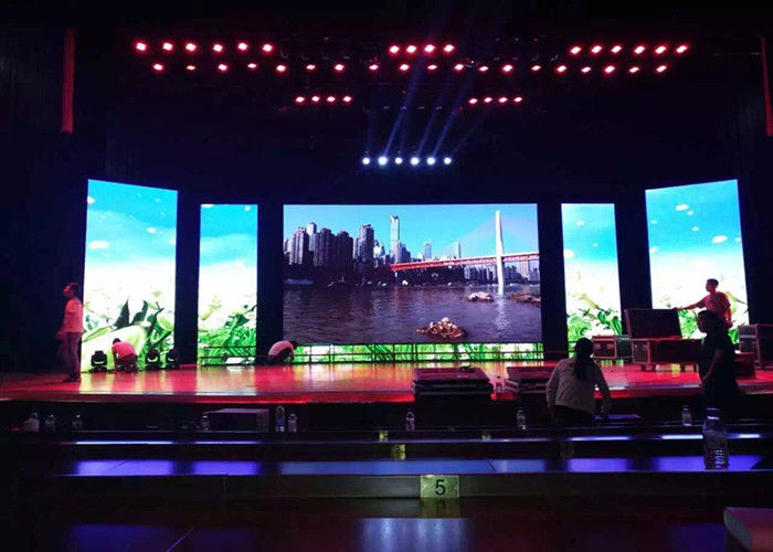 चीन पूर्ण रंग एलईडी वीडियो दीवार किराया, सजावटी स्टेज पृष्ठभूमि एलईडी स्क्रीन P3.91 फैक्टरी